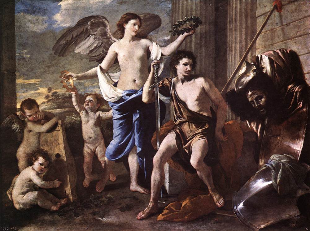 POUSSIN, Nicolas The Triumph of David a